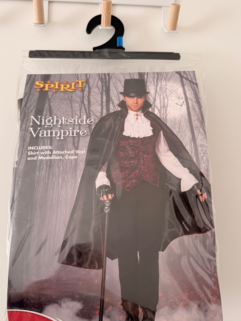 Spirit Nightside Vampire Costume Men’s XL Halloween